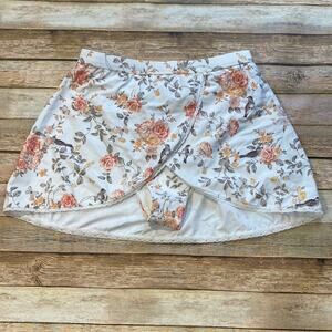 WeWoreWhat Floral Skirt Bikini Bottom NWT Medium
